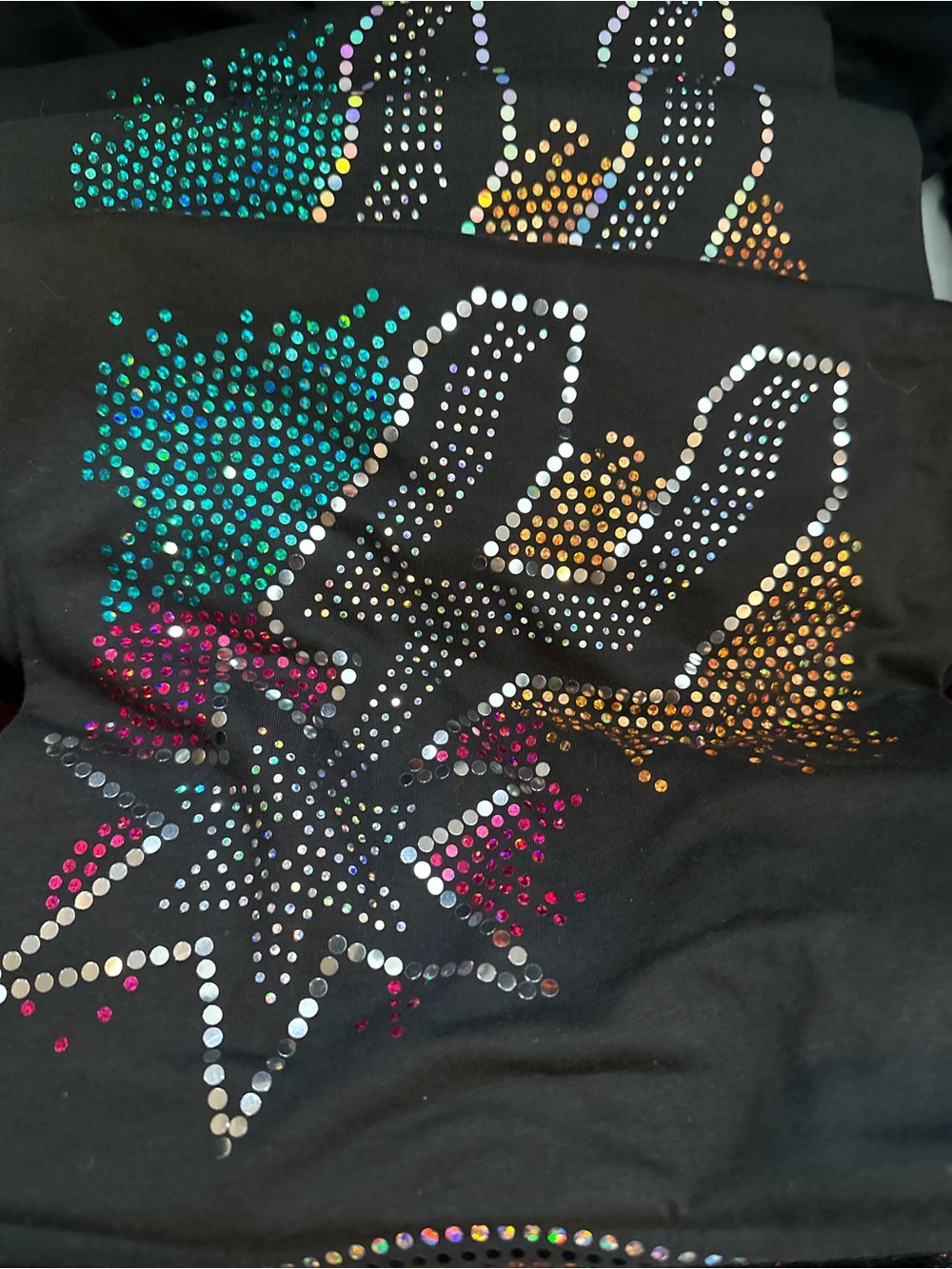 NEW San Antonio Spurs PomPom V-Neck Tee | Bling Basketball Shirt with Bling Cap - Picture 5 of 6